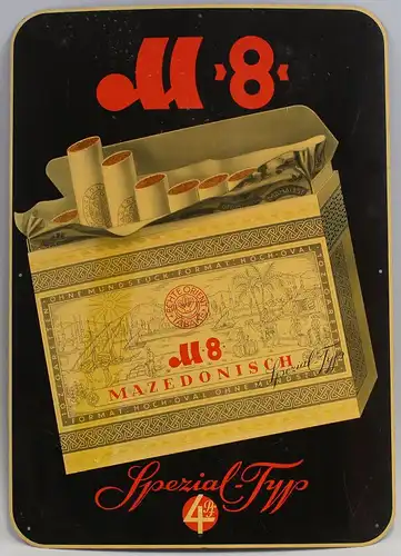 7975003 Bakelit-Reklameschild Zigarettenfabrik Mahalesi Gera