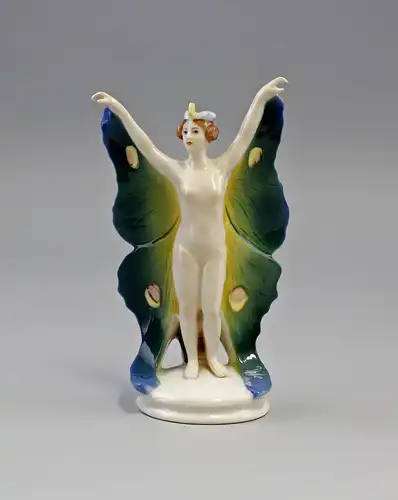 Porzellan Figur Kleine Schmetterling Frau Ens H12,5cm 9941428