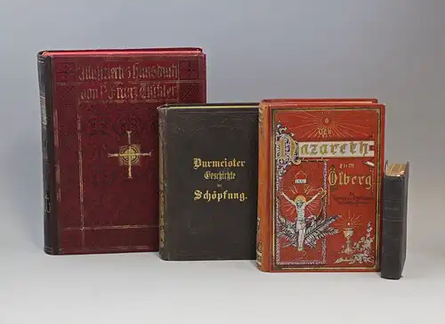 8069010 Konvolut 4 Bücher Religion Kirche Christentum 1856 bis 1908 Burmeister