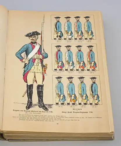 8090007 Geschichte der Bekleidung, Bewaffnung...des Preußischen Heeres 1906