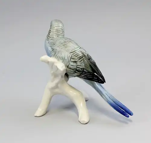 Porzellan Figur Ens Vogel-Figur Wellensittich blau 14x9x12cm 9941044