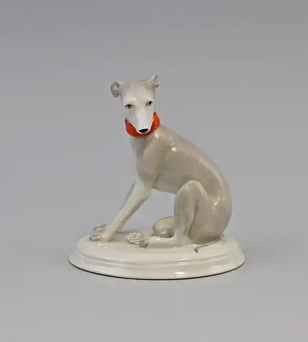 9944413 Porzellan Figur Windhund handbemalt  Kämmer H11cm