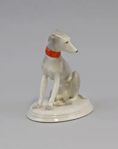 9944413 Porzellan Figur Windhund handbemalt  Kämmer H11cm