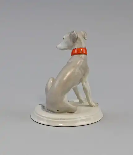 9944413 Porzellan Figur Windhund handbemalt  Kämmer H11cm