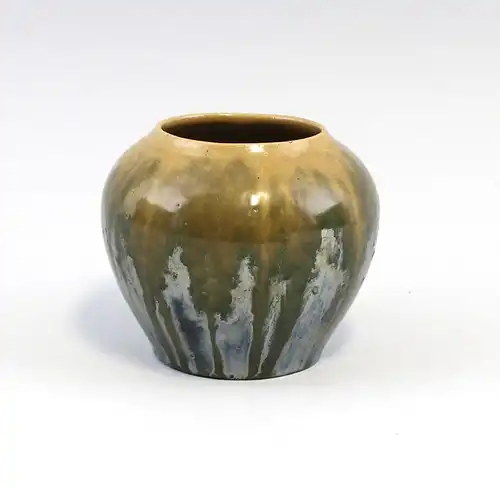 8145036 Keramik Vase Bürgel Jugendstil um 1920 Carl Gebauer