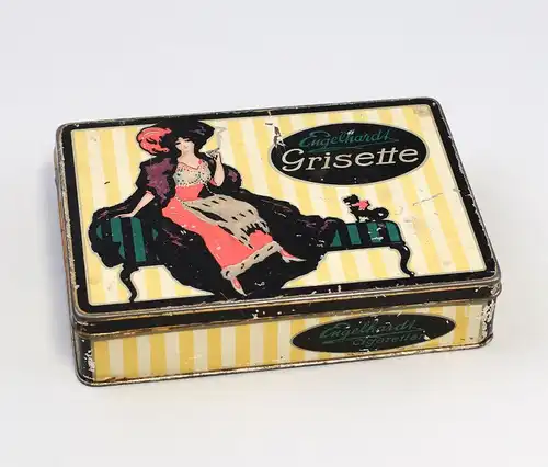 8175004 Zigaretten - Blechschachtel Engelhardt Grisette ca. 1930