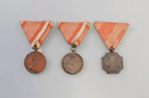 3 Orden u. Medaillen Österreich-Ungarn 1.WK Tapferkeitsmedaille 99890014