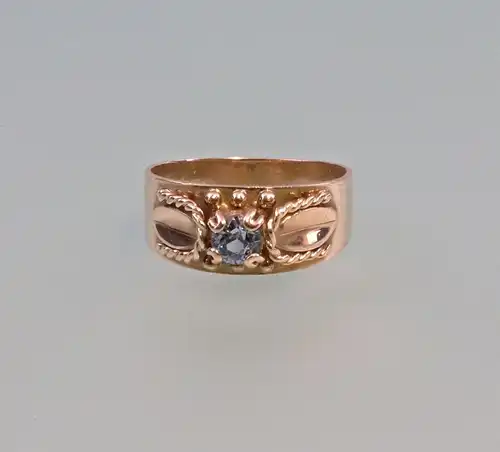 8125203 Aquamarin-Ring 333er Gold Gr.56