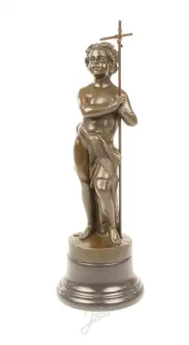 Bronze Skulptur betender Knabe Junge neu 9973345-dssp