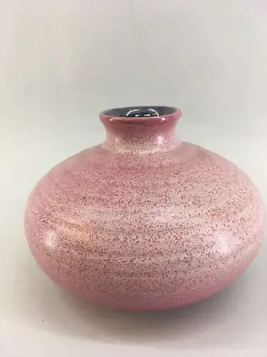 Vase rosa Laufglasur 60er Jahre Form