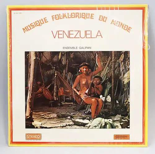 Vinyl LP Ensemble Galipan "Venezuela" Musidisc Folk Library Ethnologic 9980483