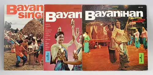 3 x Vinyl LP Bayanihan Philippine Dance Company Monitor Rec Folk Library 9980472