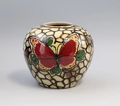 Jugendstil-Vase Schmetterling um 1900 99845020