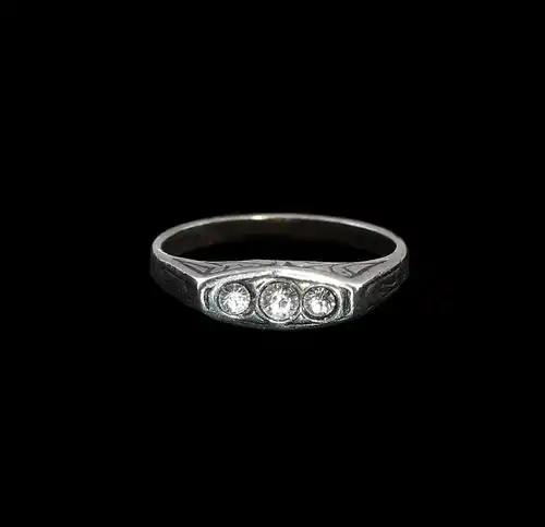 925er Silber Ring mit Swarovski-Steinen Gr. 54 Inka-Stil 9901386