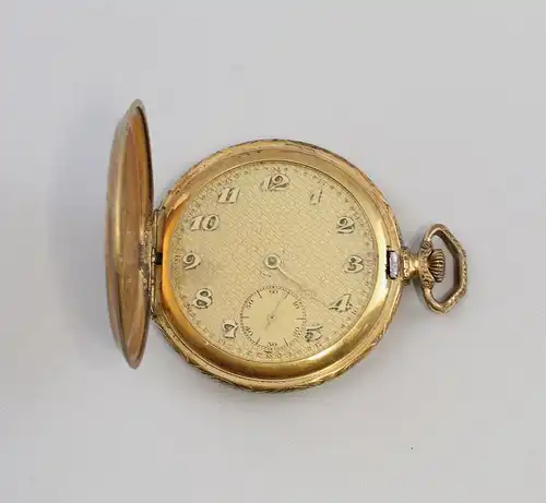8220015 Vergoldete Savonette, Sprungdeckel-Taschenuhr  um 1930