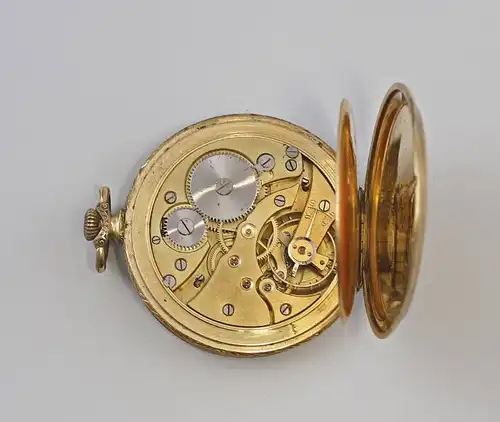 8220015 Vergoldete Savonette, Sprungdeckel-Taschenuhr  um 1930