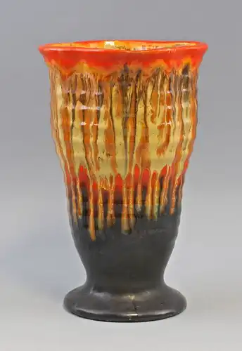 8245032 Keramik Vase Laufglasur um 1930