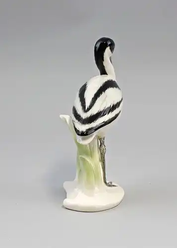 9941667# Porzellan Figur Säbelschnäbler Vogel H16cm