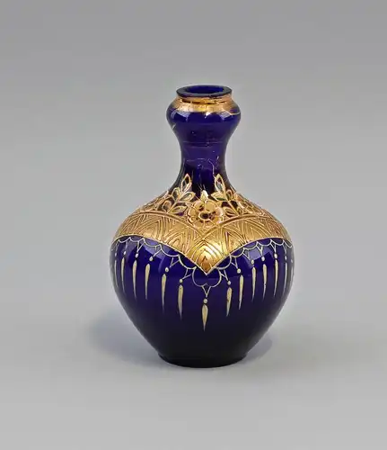 Vase Jugendstil Goldmalerei Böhmen um 1900 99835206