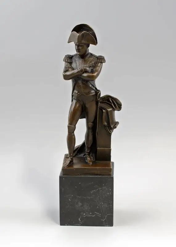 9937955-dss Bronze Skulptur Figur Napoleon sign.Guillemin H30cm 0