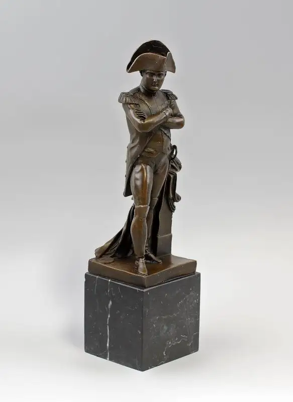 9937955-dss Bronze Skulptur Figur Napoleon sign.Guillemin H30cm 1