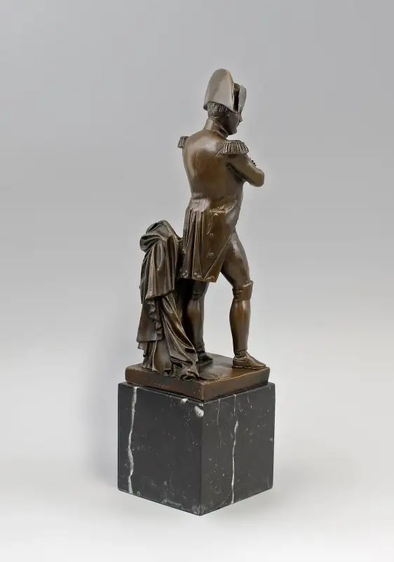 9937955-dss Bronze Skulptur Figur Napoleon sign.Guillemin H30cm 2