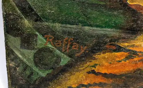 Öl-Gemälde signiert Raffay Orientalische Tänzerin Exotika 1920er  99860176