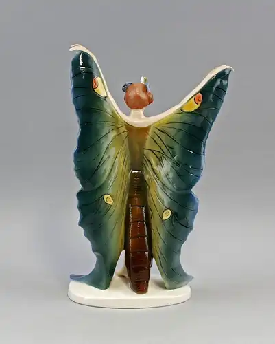 Porzellan Figur Schmetterling Frau Actias luna Ens 18x9x18 cm 9941245