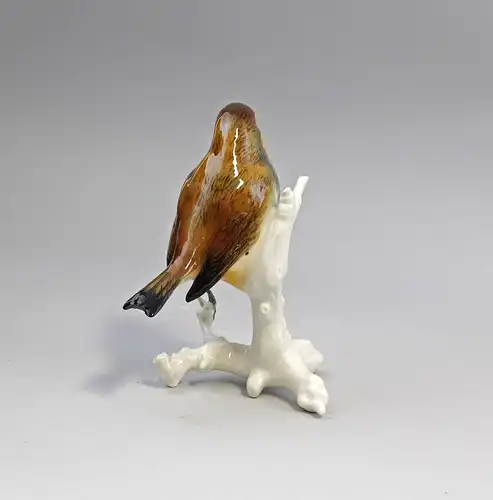 Porzellan Figur Vogel Rotkehlchen Ens Thüringen #9997644#