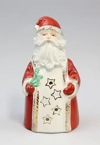 Porzellan Weihnachtsmann Teelichthalter Wagner & Apel H18cm 9942264