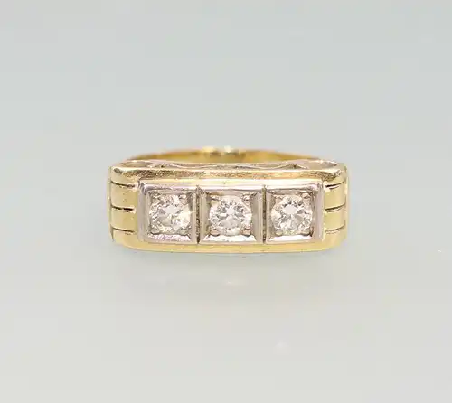 8325016 750er Gold Brillant-Ring Art deco alt