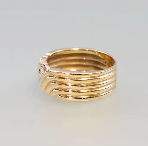 8325021 585er Gold Brillant-Ring 3 Brillanten zus. 0,21ct