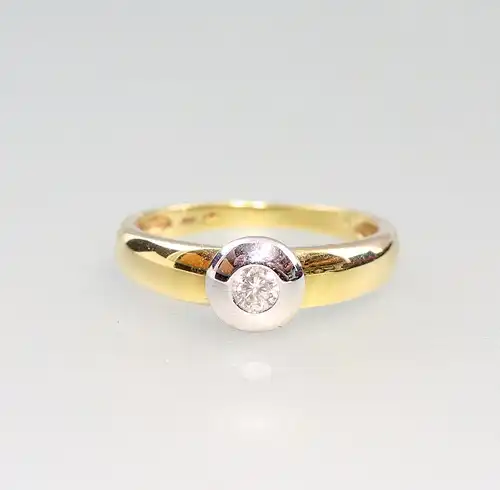 8325009 585er Gold Brillant-Ring Solitär