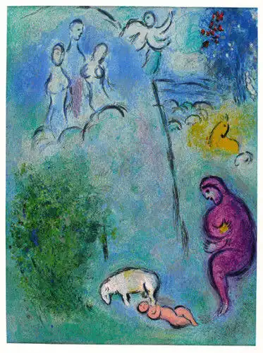 8363074 Chagall, Marc, Daphnis findet Chloe