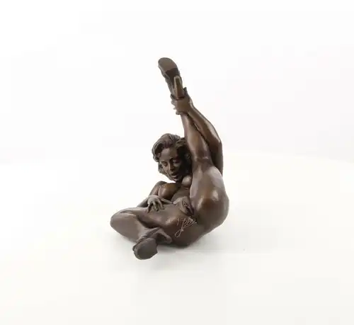 9937514-dss Bronze Skulptur Figur Akt Nackte Erotisch 22x16x24cm