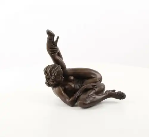 9937514-dss Bronze Skulptur Figur Akt Nackte Erotisch 22x16x24cm