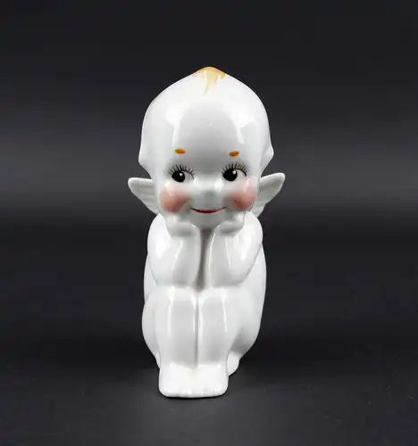 Kewpie Schutzengel weiße Flügel Kämmer Porzellan H10,5cm 9944225