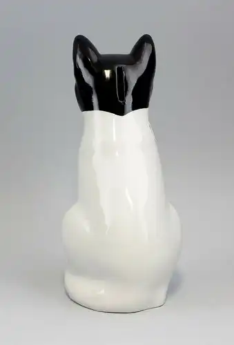 9944219 Porzellan Figur Spardose Katze schwarz Kämmer H22cm