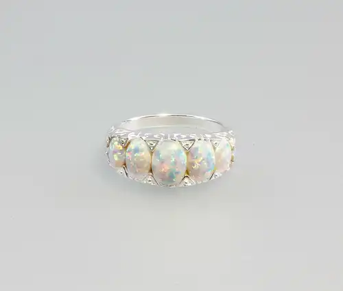 9907147 925er Silber Ring mit Opal Gr. 54