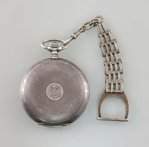8420001 Silberne Sprungdeckeluhr Savonette Taschenuhr Glashütte 1920-25