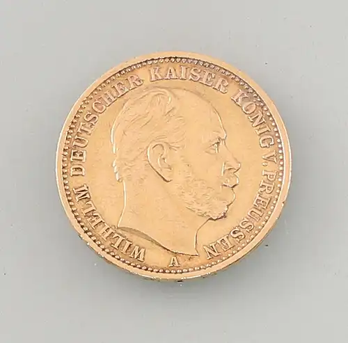 8408005 Goldmünze 20 Mark Deutsches Reich Preussen 1872
