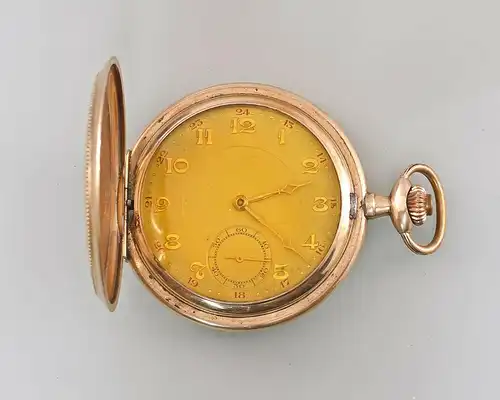 8420006 Vergoldete Savonette Sprungdeckel-Taschenuhr um 1930