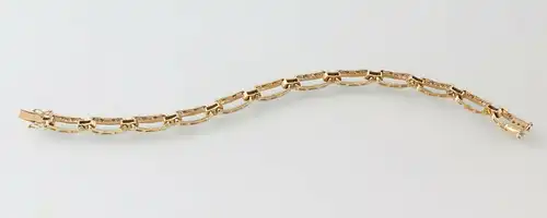 8425079 750er GG Gold Armband Saphir Brillant L20cm
