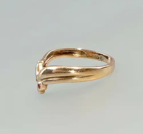 8425117 333er GG Gold Ring Saphir Rubin Smaragd Gr.57