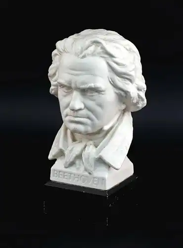  Porzellan Figur Beethoven Büste Goebel
