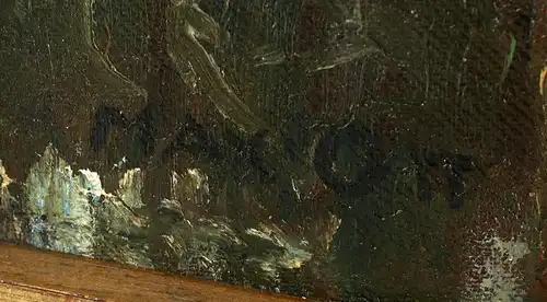 8560013 Öl-Gemälde Ott Weiher im Park