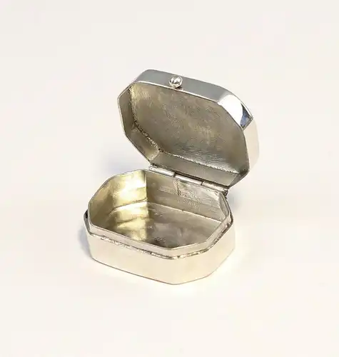9927056 925er Silber Miniatur rechteckige Pillendose  1,5x2,5x2,5cm