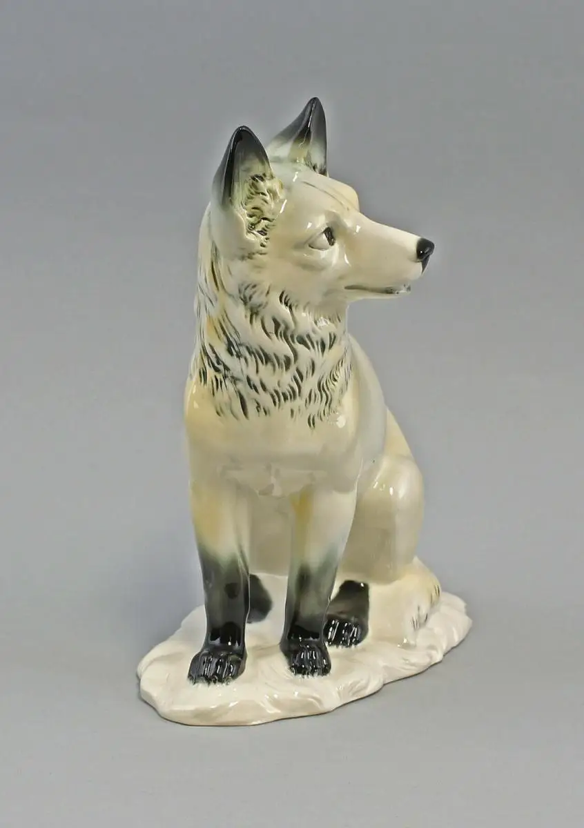 9959478 Porzellan Figur Polar- Fuchs Ens 17,5x9x21,5cm 2
