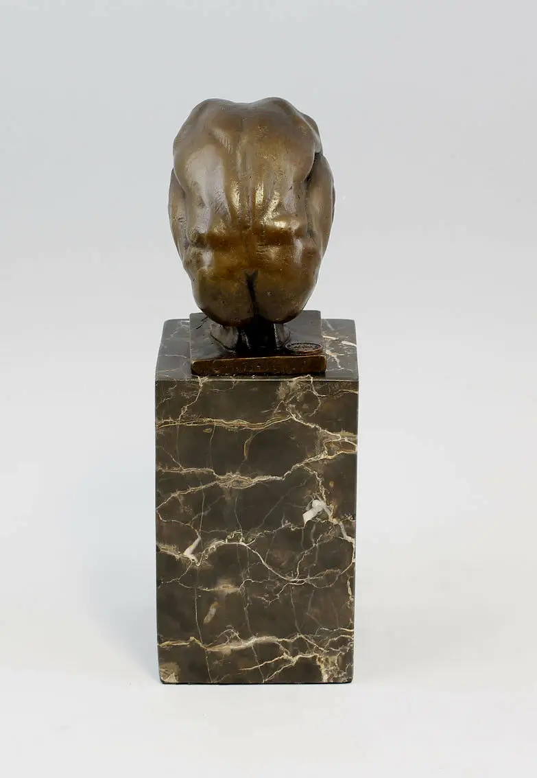 9937415 Bronze Skulptur Figur Mann nackt Kopfsprung Schwimmer sign.Milo 14x23cm 2