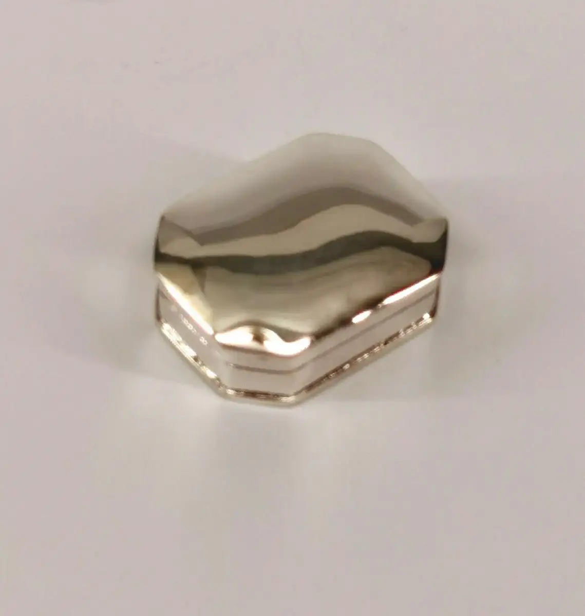 9927840 925er Silber Pillendose Döschen glatt achteckig 3